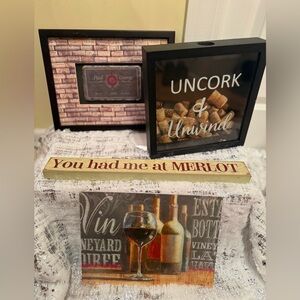 Wine Themed Wall Art Set